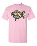 Zombie Blowfish Undead Animals Devil Monster Horror Adult DT T-Shirt Tee