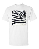 Zebra Skin Pattern Animal Tanya Ramsey Artworks Art DT Adult T-Shirts Tee
