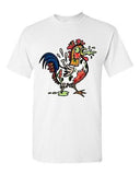 Zombie Rooster Undead Animals Devil Monster Horror Adult DT T-Shirt Tee