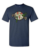 Zombie Blowfish Undead Animals Devil Monster Horror Adult DT T-Shirt Tee