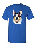 Corgi 3D Glass Dog Animal Lover Tanya Ramsey Artworks Art DT Adult T-Shirts Tee