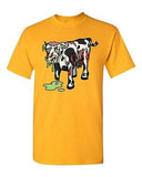 Zombie Cow Undead Animals Devil Monster Horror Adult DT T-Shirt Tee