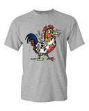 Zombie Rooster Undead Animals Devil Monster Horror Adult DT T-Shirt Tee