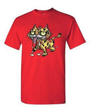 Zombie Cat Undead Animals Devil Monster Horror Adult DT T-Shirt Tee