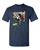 Zombie Cow Undead Animals Devil Monster Horror Adult DT T-Shirt Tee