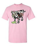 Zombie Cow Undead Animals Devil Monster Horror Adult DT T-Shirt Tee