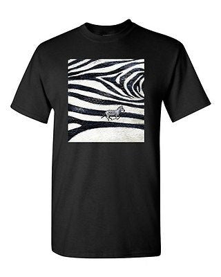 Zebra Skin Pattern Animal Tanya Ramsey Artworks Art DT Adult T-Shirts Tee