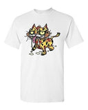 Zombie Cat Undead Animals Devil Monster Horror Adult DT T-Shirt Tee