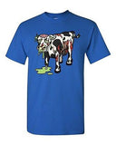 Zombie Cow Undead Animals Devil Monster Horror Adult DT T-Shirt Tee