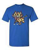 Zombie Cat Undead Animals Devil Monster Horror Adult DT T-Shirt Tee