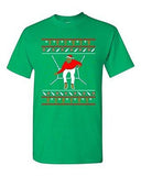 Bling Santa Sweater Music Song Ugly Hot Christmas Funny DT Adult T-Shirt Tee