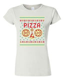 Junior Pizza Joy Love Pepperoni Ugly Face Christmas Funny Humor DT T-Shirt Tee