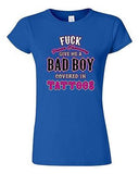 Junior F*ck Prince Charming Give Me A Bad Boy Covered In Tattoos DT T-Shirt Tee