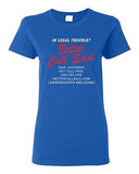 Ladies Better Call Saul Legal Lawyer Attorney At Law TV Funny Parody T-Shirt Tee