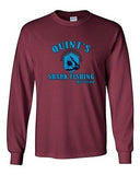 Long Sleeve Adult T-Shirt Quint's Shark Fishing Amity Island Shark TV Movie DT