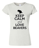 Junior Keep Calm And Love Beavers Rats Rodents Animal Lover Humor T-Shirt Tee