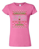 Junior Christmas Is Coming Santa Claus TV Series Funny Parody DT T-Shirt Tee