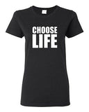 Ladies Choose Life Wham 80s Cool Retro Pro Life Survivor Moving On T-Shirt Tee