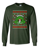 Long Sleeve Adult T-Shirt Merry Christmas Beagles Dog Ugly Christmas Funny DT