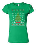 Junior Periodic Tree Table Of Elements Science Ugly Christmas DT T-Shirt Tee