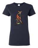 Ladies Zombie Giraffe Undead Monster Animals Horror Apocalypse DT T-Shirt Tee