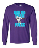 Long Sleeve Adult T-Shirt Dab On Them Folks Football Sports Touchdown Funny DT