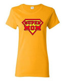 Ladies Super Mom Superhero Super Mom Hero Mothers Day Gift Funny DT T-Shirt Tee