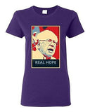 Ladies Real Hope Bernie Sanders 2016 Election President Politics DT T-Shirt Tee