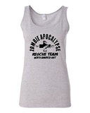 Junior 2012 Zombie Apocalypse Rescue Team Horror Novelty Statement Tank Top