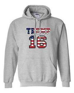Donald Trump 16 2016 President Vote Election USA Campaign DT Sweatshirt Hoodie