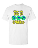 How To Pick Up Chicks Chicken Hot Girls Ladies Funny Humor DT Adult T-Shirt Tee