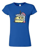 Junior Too Cute To Eat Birthday Cake Sweet Food Dessert Novelty DT T-Shirt Tee
