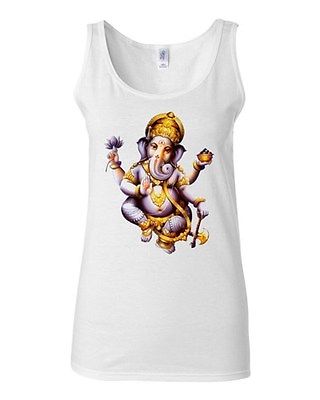 Junior Ganpati Jai Ganesh Religion Novelty Graphics Tank Top