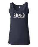 Junior ADHD Highway To... Hey Look A Squirrel Humor Novelty Statement Tank Top