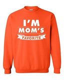 I'm Mom's Favorite Son Christmas Gift Funny Humor DT Novelty Crewneck Sweatshirt