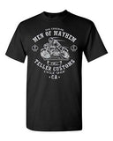 Teller Customs Cycle Shop Motorcycle Anarchy Series Novelty Adult DT T-Shirt Tee