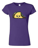 Junior Too Cute To Eat Taco Tortillas Food Mexican Dish Novelty DT T-Shirt Tee