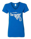 V-Neck Ladies Detroit Smoking Gun Philadelphia Rifle The Gang Smoke T-Shirt Tee