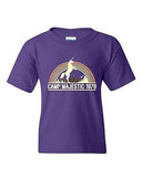 Camp Majestic Unicorn Rainbow BeanePod Artworks Art Funny Youth Kids T-Shirt Tee