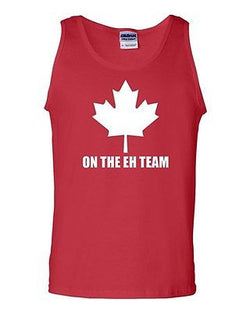 On The Eh Team Funny Canada Novelty Statement Graphics Adult Tank Top