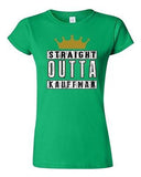 Junior Straight Outta Kauffman Crown Baseball Ball Game Sports DT T-Shirt Tee