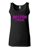 Junior Boston Strong Novelty State Honor Campaign Slogan Graphic Tank Top