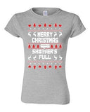 Junior Merry Christmas Sh*tter Is Full Ugly X-Mas Gift Holiday DT T-Shirt Tee