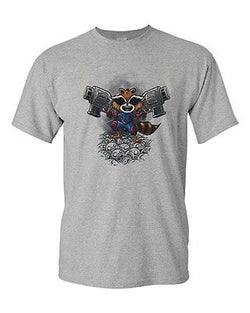 Oh Yeah Guardians Rocket Gun Galaxy Movie Salih Gonenli DT Adult T-Shirt Tee