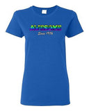 Ladies Awesome Since 1976 Colorful Happy Birthday Gift Funny DT T-Shirt Tee