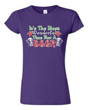 Junior It's The Most Wonderful Time For A Beer Christmas Funny DT T-Shirt Tee