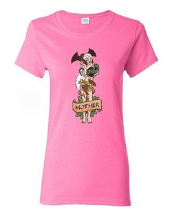 Ladies Mother Of Dragons Pin-up TV Series Season Funny Parody DT T-Shirt Tee