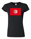Junior Tunisia Country Flag Tunis Arabic State Nation Patriotic DT T-Shirt Tee