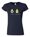 Junior Randy Otter Avocado Baby Seed Fruits Funny Arts Portray DT T-Shirt Tee