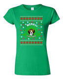 Junior Merry Christmas Beagles Dog Pet Puppy Ugly Christmas Funny DT T-Shirt Tee